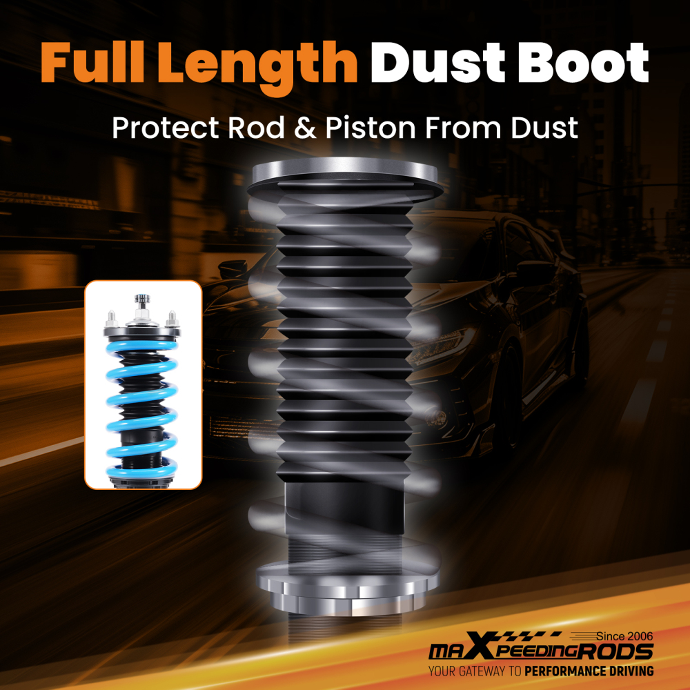 24 Way Coilover Kit compatible for Honda CR-V MK1 RD Petrol SUV 2.0 4WD Front Rear 1996-01