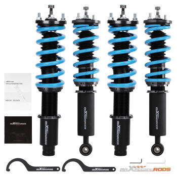 Height And Damper Adjustable Coilover Suspension Kit Compatible For Honda CR-V 1996-2001 1st Gen lowering kit