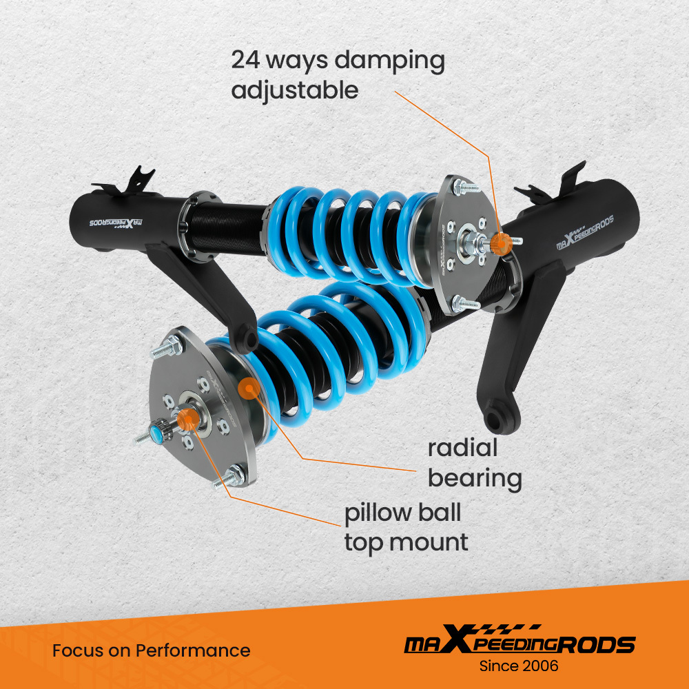 24 Way Coilovers Shocks Struts Lower Kit compatible for Honda CRV 2002 2003 2004 2005 2006