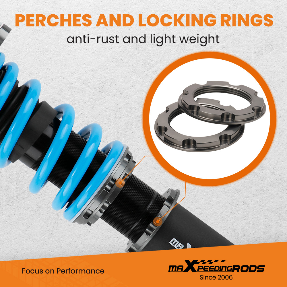 24 Way Coilovers Shocks Struts Lower Kit compatible for Honda CRV 2002 2003 2004 2005 2006