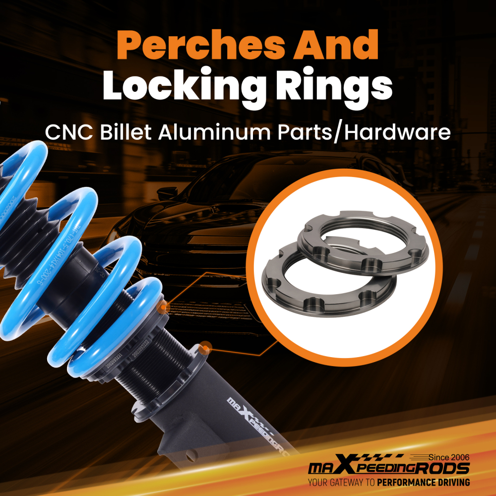 MaXpeedingrods T6 Coilovers Damper Adjustable Suspension compatible for Honda CR-V 2017-22