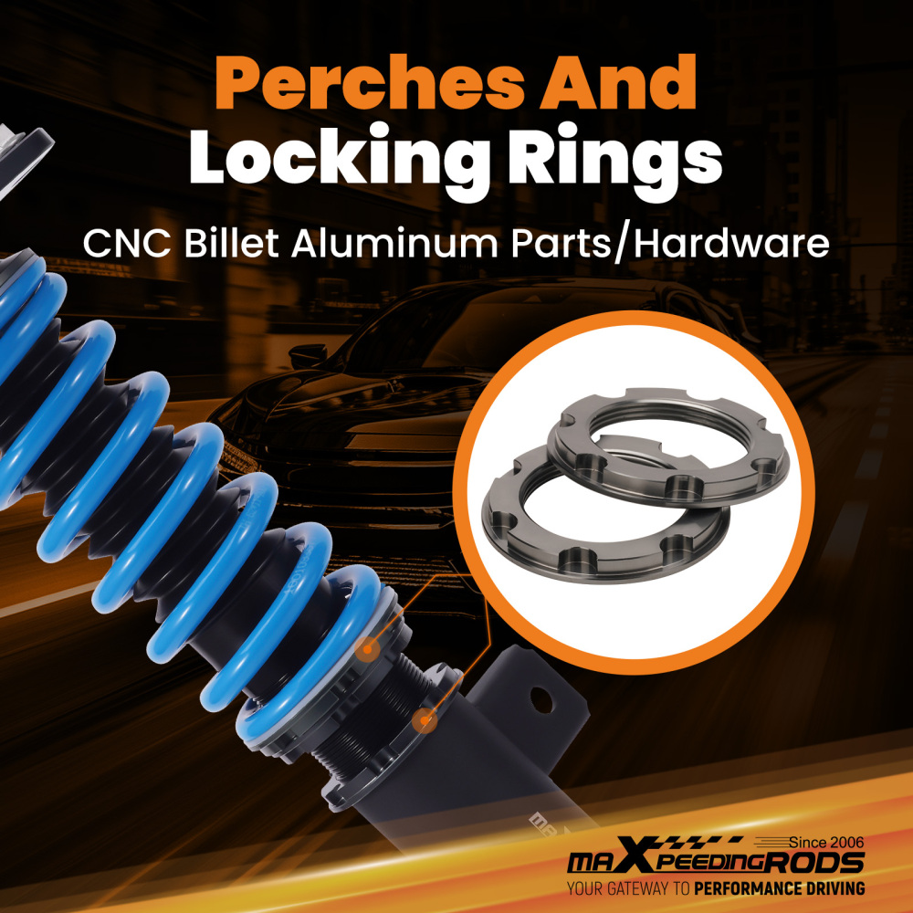 MaXpeedingrods T6 Coilover Shocks Struts Kit compatible for Lexus CT200h 11-16