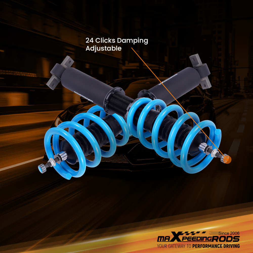 Racing Coilovers 24 Level Suspension Kit compatible for Cadillac CTSCTS-V RWD 08-13