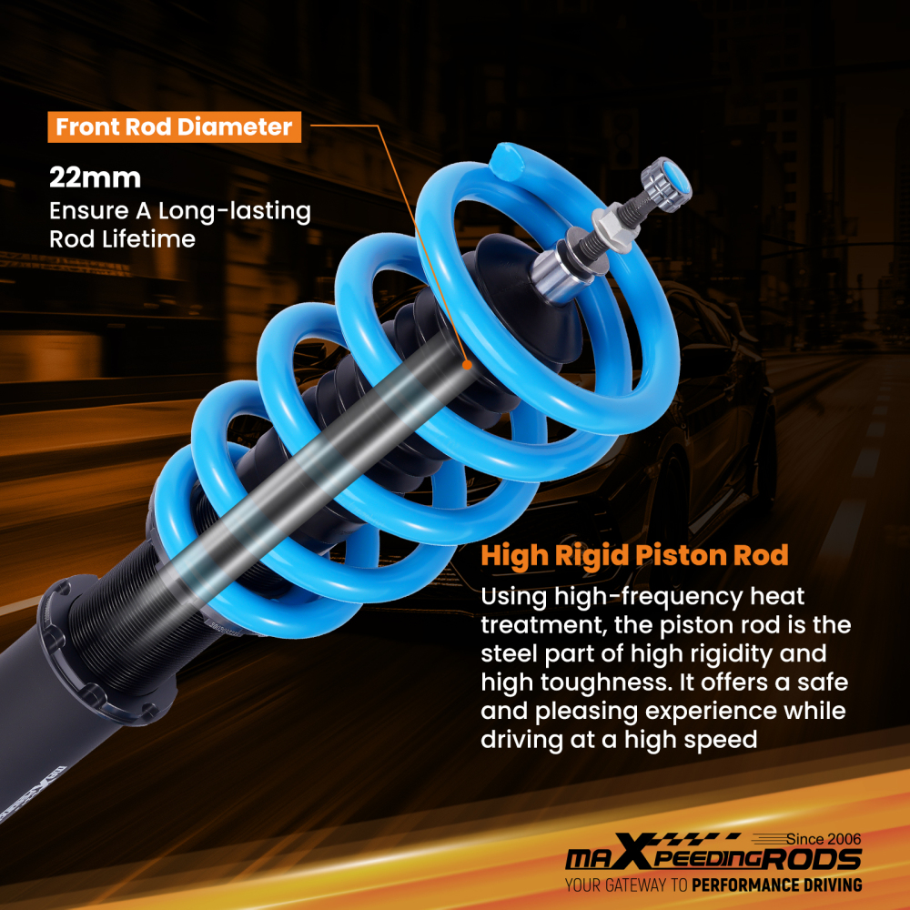 Racing Coilovers 24 Level Suspension Kit compatible for Cadillac CTSCTS-V RWD 08-13