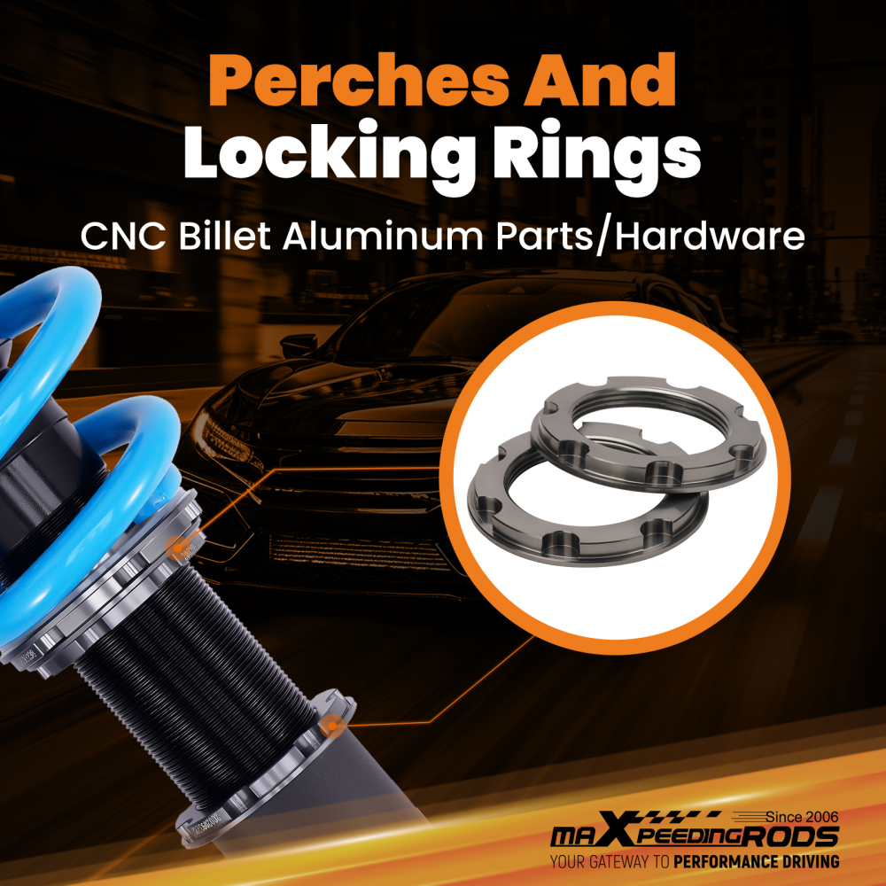 Racing Coilovers 24 Level Suspension Kit compatible for Cadillac CTSCTS-V RWD 08-13