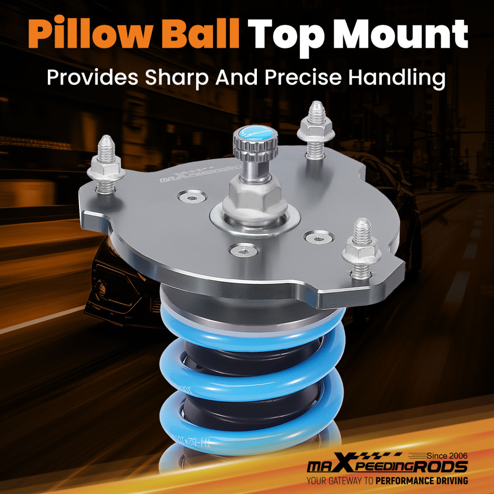 MaXpeedingrods T6 Adjustable Coilovers Lowering Coils compatible for Nissan Cube 2009-2014