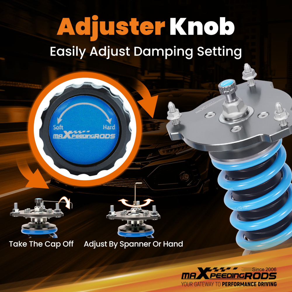MaXpeedingrods T6 Adjustable Coilovers Lowering Coils compatible for Nissan Cube 2009-2014