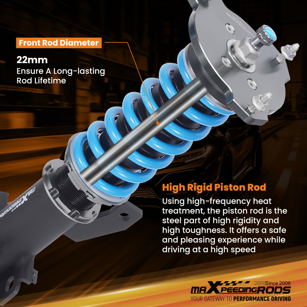 MaXpeedingrods T6 Adjustable Coilovers Lowering Coils compatible for Nissan Cube 2009-2014