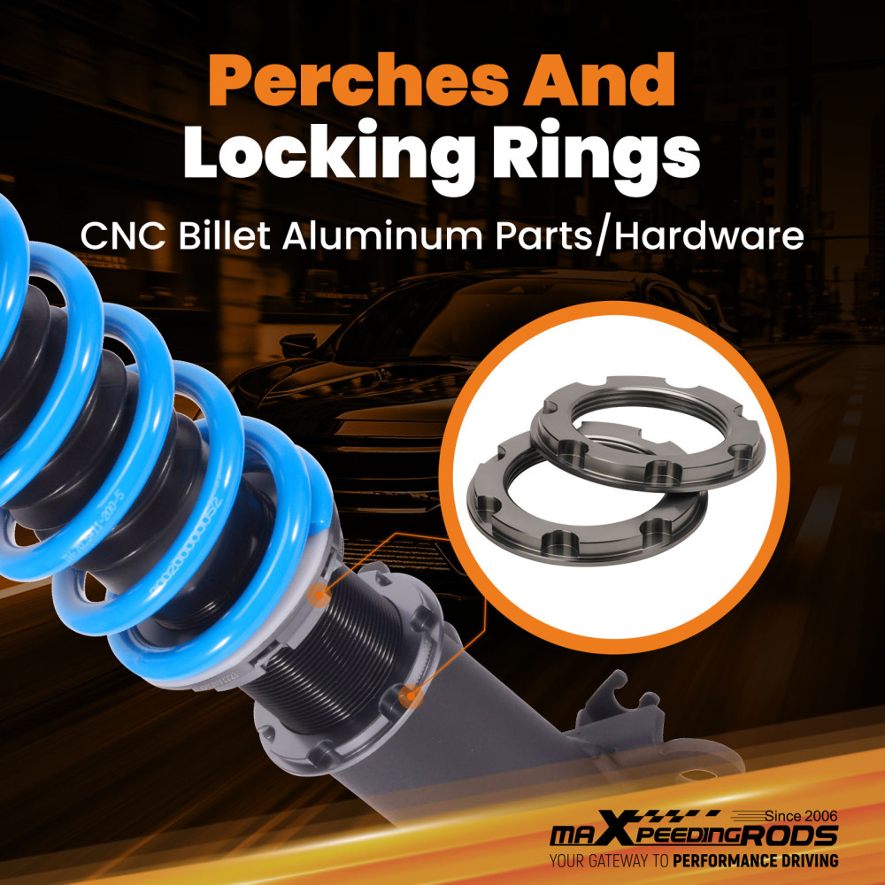 24 Level Adjustable Coilovers Lowering Suspension compatible for Mazda CX-3 (DK) 2016-2021