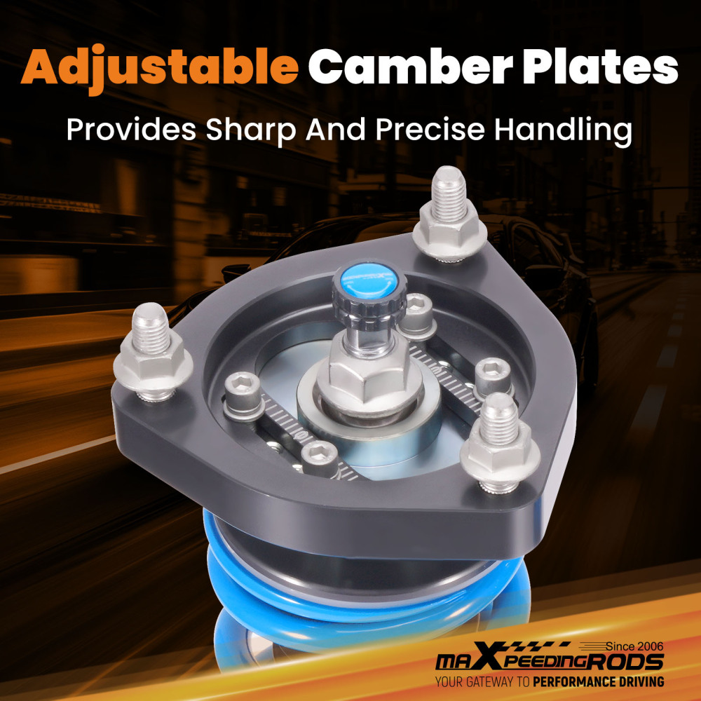 24 Level Adjustable Coilovers Lowering Suspension compatible for Mazda CX-3 (DK) 2016-2021