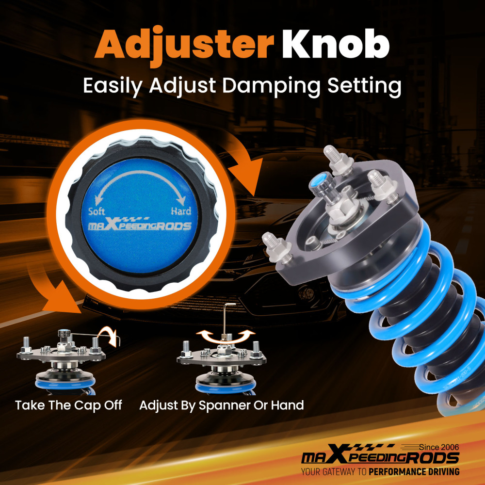 24 Level Adjustable Coilovers Lowering Suspension compatible for Mazda CX-3 (DK) 2016-2021