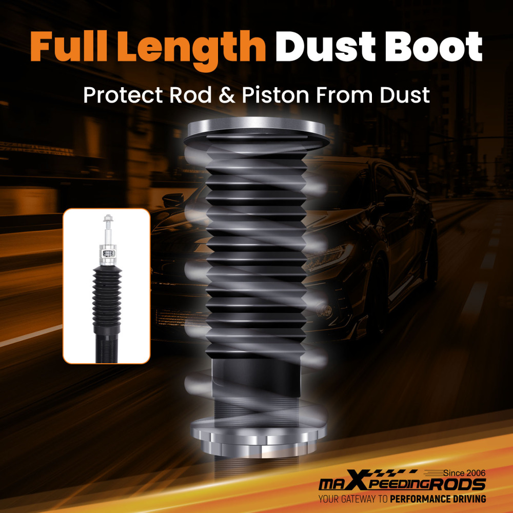 24 Way Damper Adjustable Coilovers Kit compatible for Dodge Dart (PF) Sedan 2013-2016