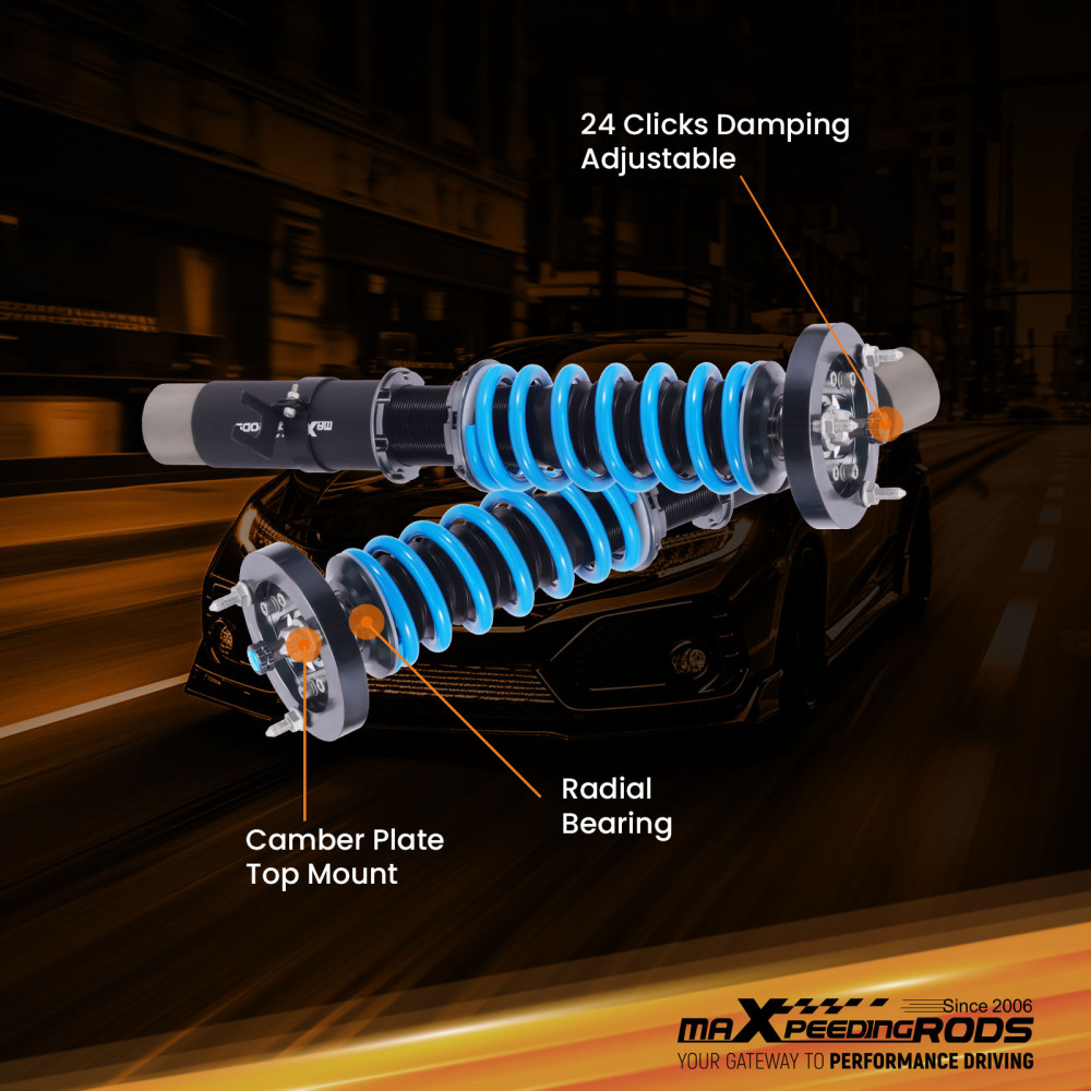 Coilovers Suspension Kit compatible for BMW 3 Series (E30) Saloon 1982.11-1991 51mm Strut