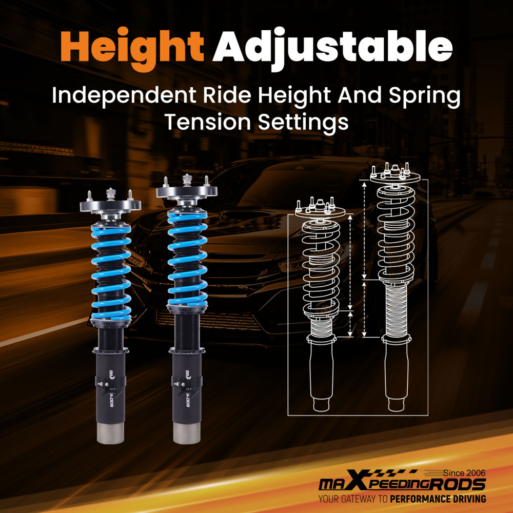 Coilovers Suspension Kit compatible for BMW 3 Series (E30) Saloon 1982.11-1991 51mm Strut