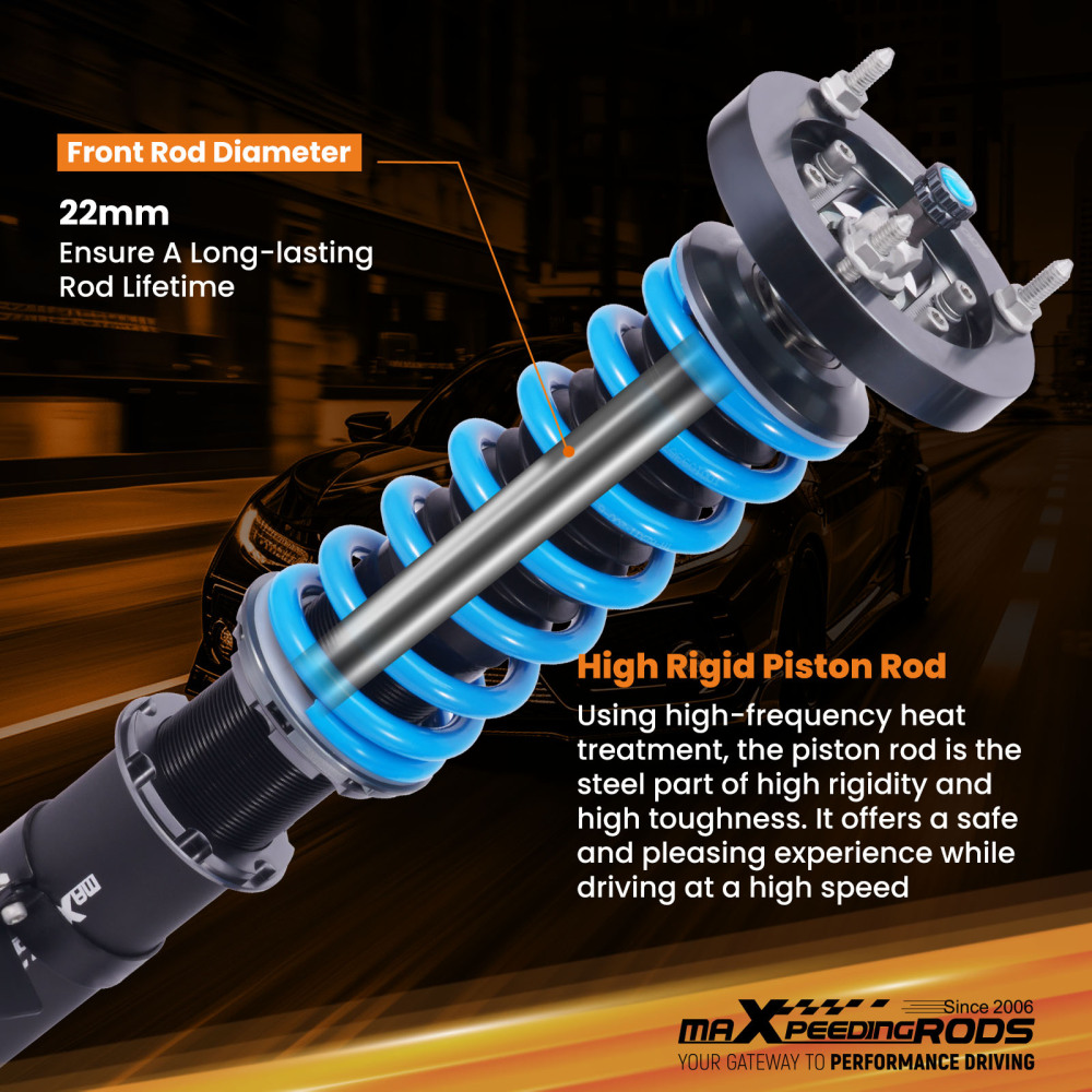 Coilovers Suspension Kit compatible for BMW 3 Series (E30) Saloon 1982.11-1991 51mm Strut