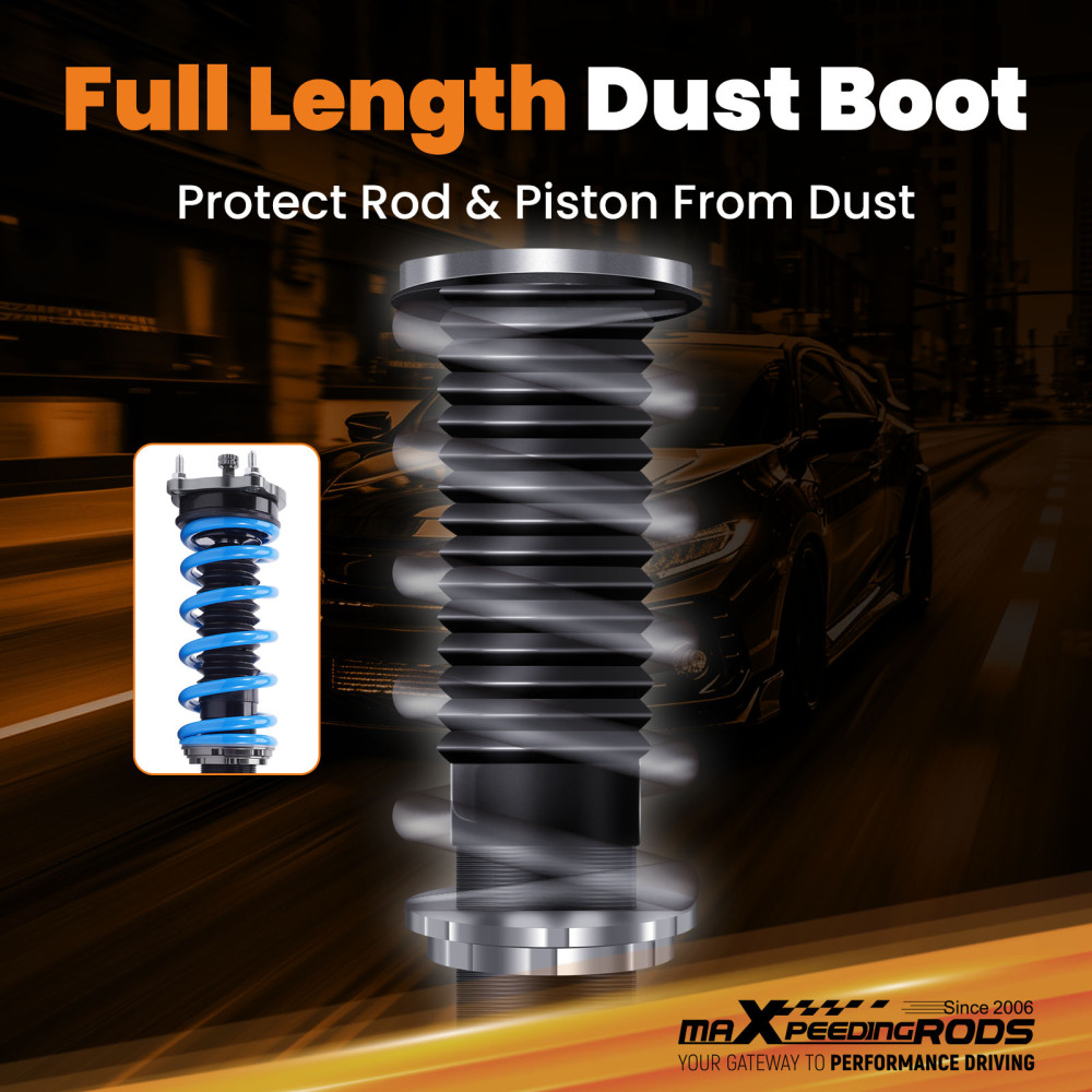 Compatible for Mercedes E320 E350 Sedan RWD 03-09 MaXpeedingrods 24-Way Damper Coilover Lowering Kit