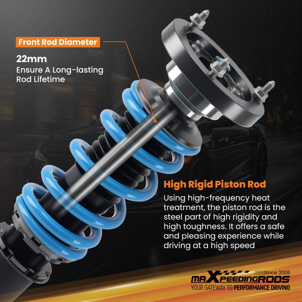 Coilovers+Swaybar drop links compatible for BMW 3 Series E46 M3 2000-2006