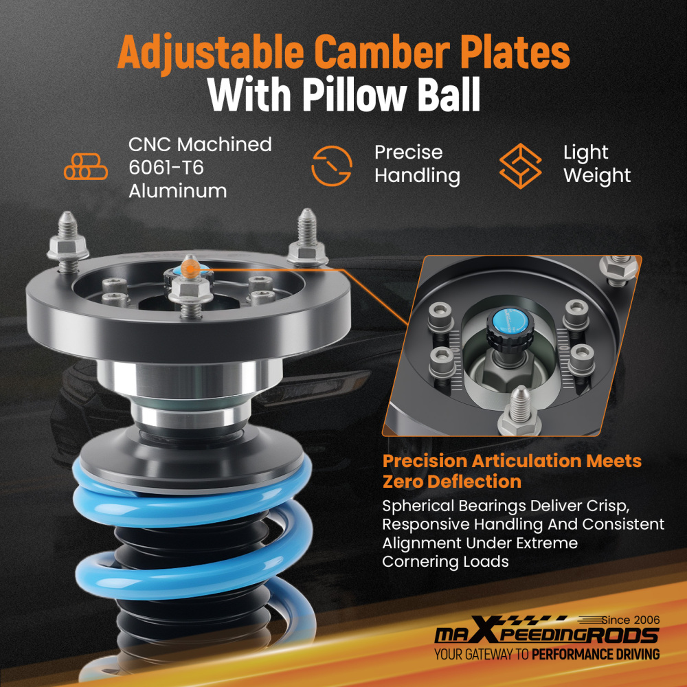 Coilovers+Swaybar drop links compatible for BMW 3 Series E46 M3 2000-2006