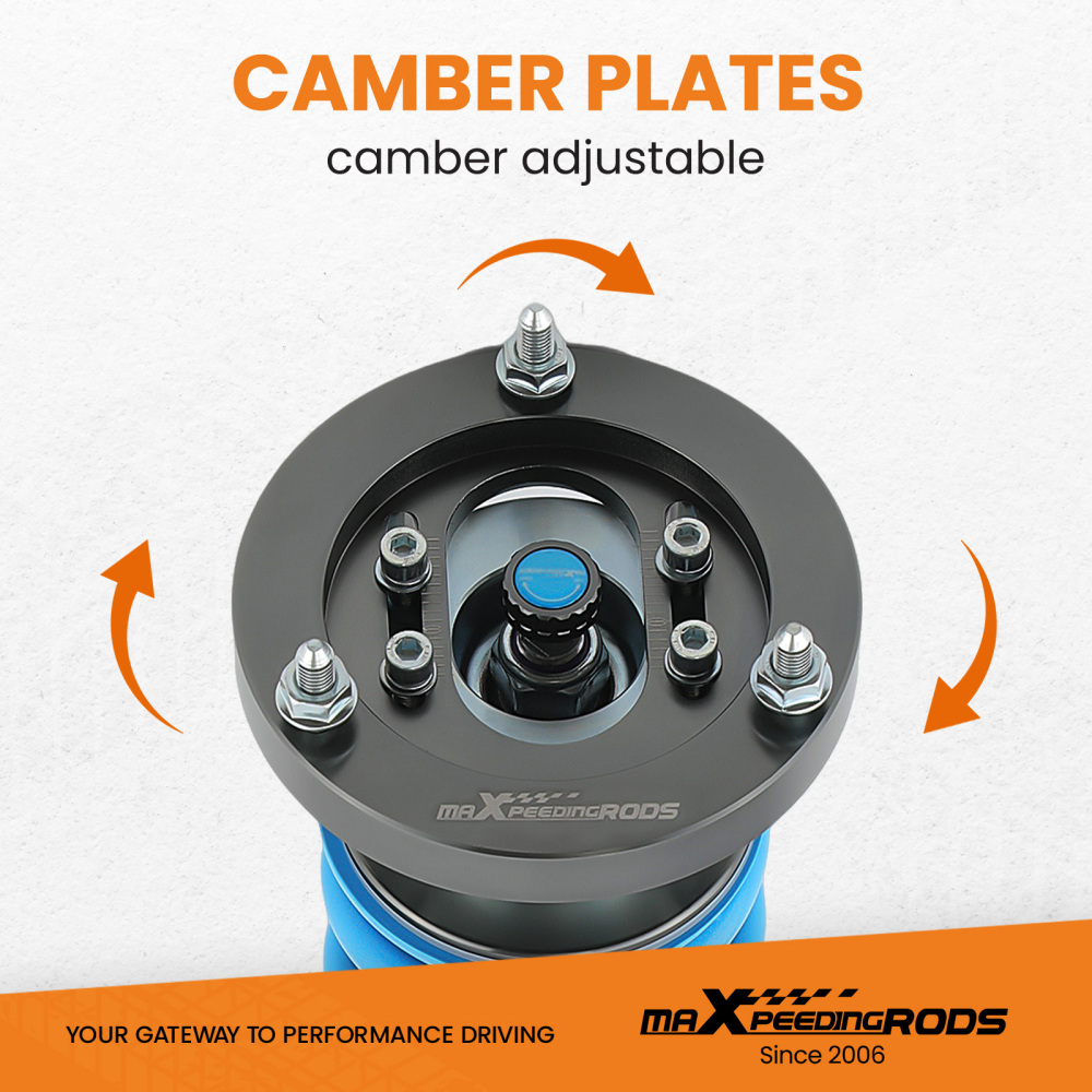 T6 24 Damping Levels Coilover compatible for BMW 3 Series E46Coupe Convertible M3 01-06 Lowering Kit