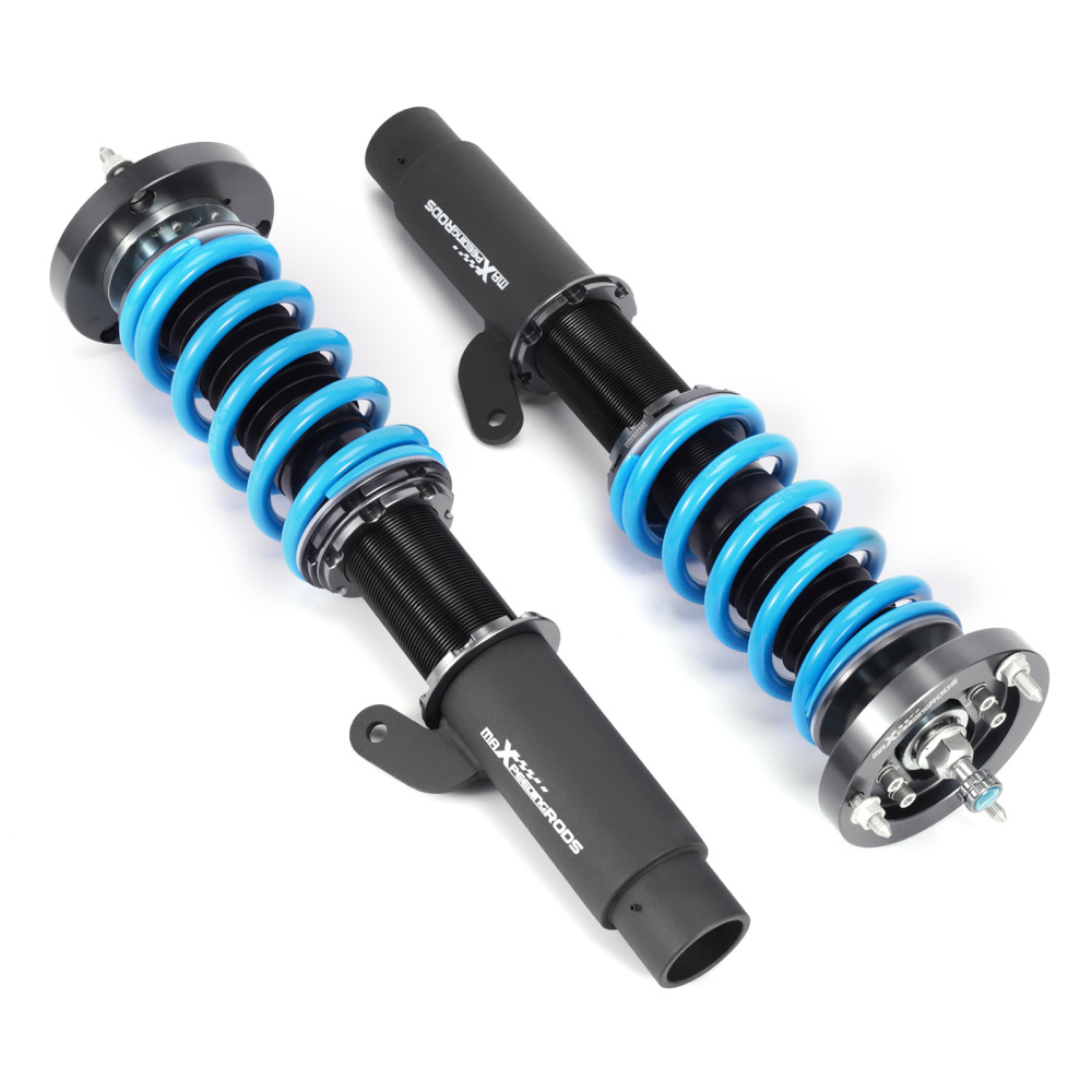 24 Ways Adjustable Damper Spring Coilover Shock Absorbe Kit compatible for BMW E46 3 Series