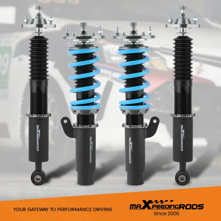 Maxpeedingrods COT6 24-Way Adjustable Coilover Kit For BMW 3 Series E46 - Lowering Suspension