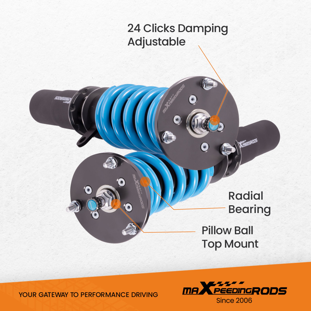 Damper Adjustable Coilover Suspension compatible for BMW 5 series E60 2004-2010 Saloon Lowering Kit
