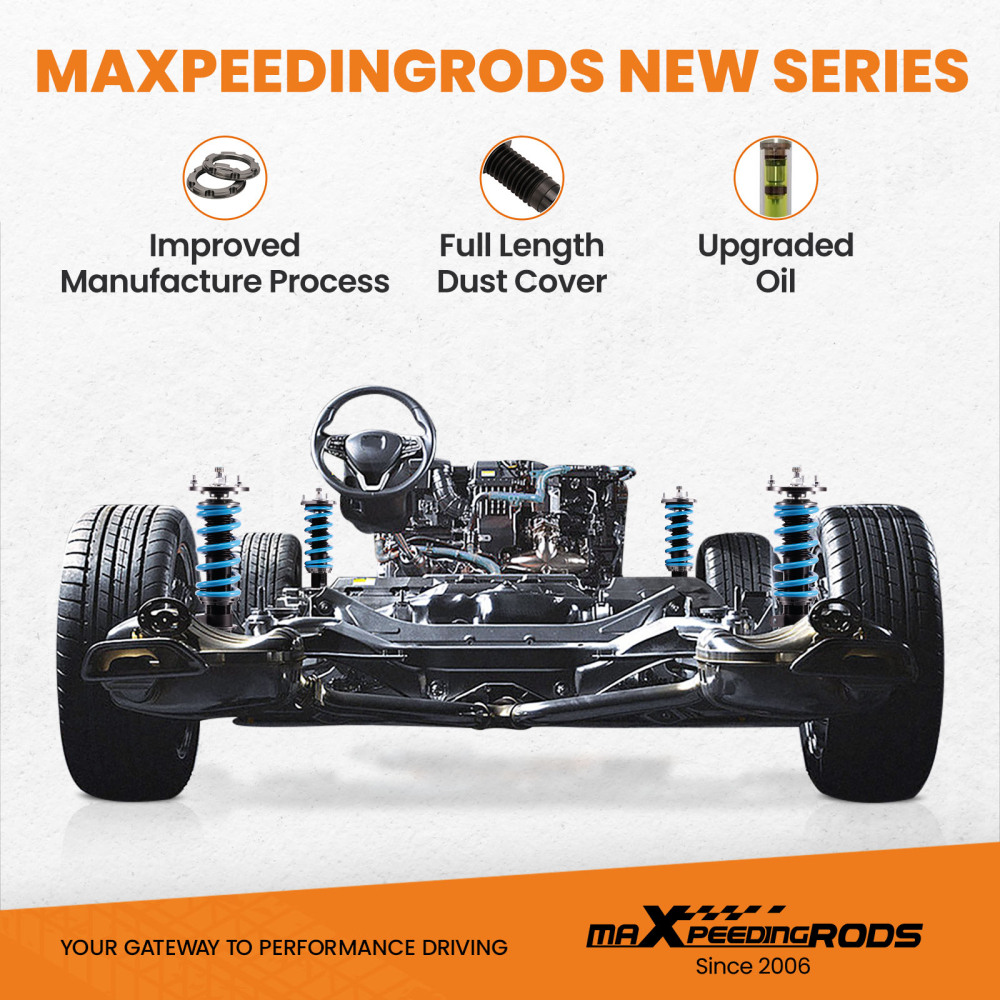 Damper Adjustable Coilover Suspension compatible for BMW 5 series E60 2004-2010 Saloon Lowering Kit