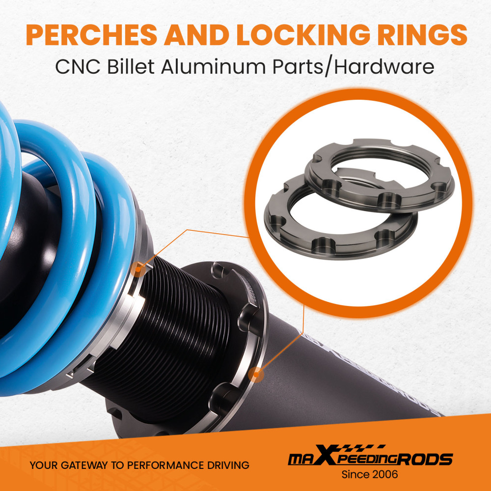 Damper Adjustable Coilover Suspension compatible for BMW 5 series E60 2004-2010 Saloon Lowering Kit