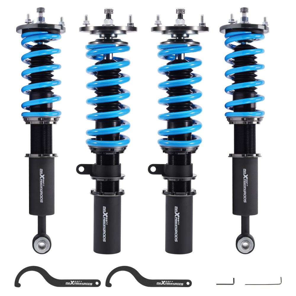 Upgarde T6 Advanced Series Coilovers Suspension Kit compatible for BMW 5 Series E60 520i 528i 550i 2004-2010 Lowering Kit