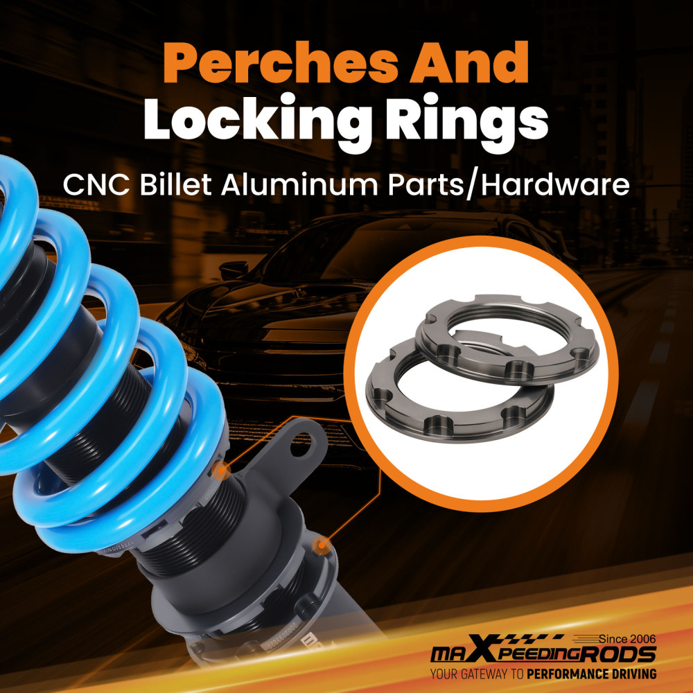 Kit Assetto a Ghiera Ammortizzatori compatibile per BMW E90 E91 Berlina Touring2004-2011