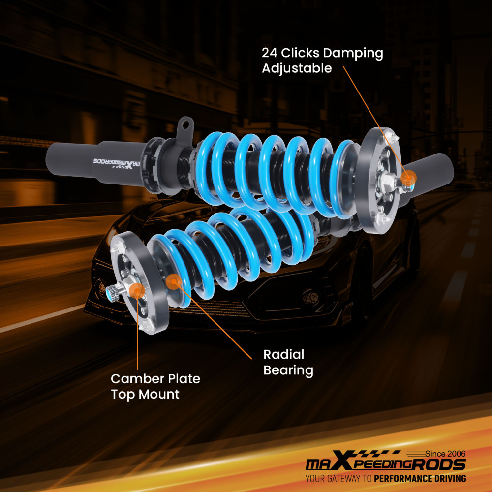 Kit Assetto a Ghiera Ammortizzatori compatibile per BMW E90 E91 Berlina Touring2004-2011