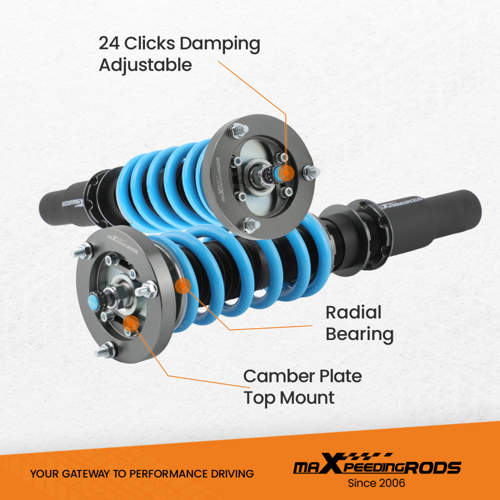 MaXpeedingrods Adjust Damper Coilovers compatible for BMW 3-Series E90 E91 325i 323i 04-11 Lowering Kit