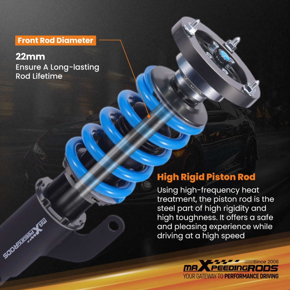 MaXpeedingrods T6 Coilovers Lowering Coils compatible for BMW 3-Series E90 xDrive AWD 06-11 Lowering Kit