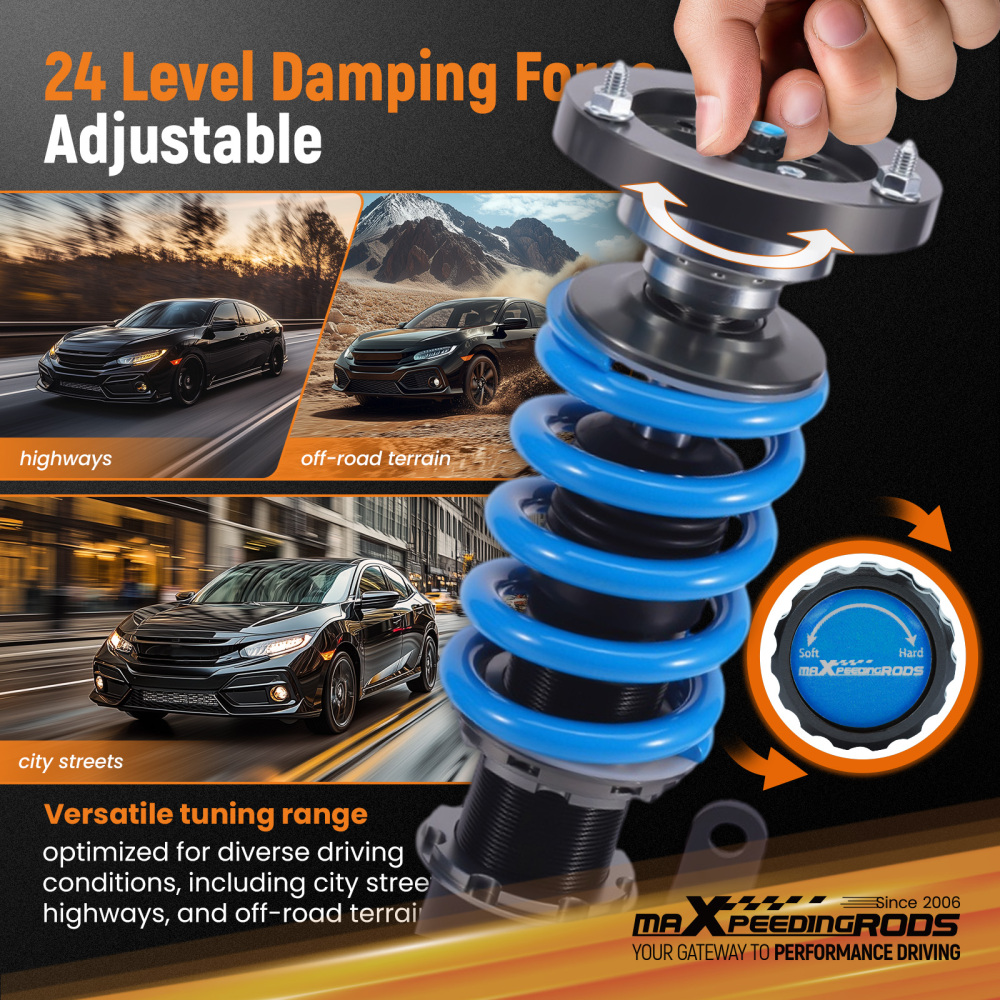 MaXpeedingrods T6 Coilovers Lowering Coils compatible for BMW 3-Series E90 xDrive AWD 06-11 Lowering Kit