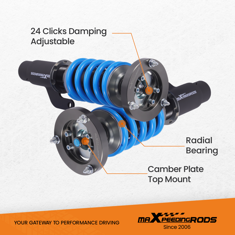 MaXpeedingrods T6 Coilovers Lowering Coils for BMW 3-Series E90 xDrive AWD 06-11 Lowering Kit