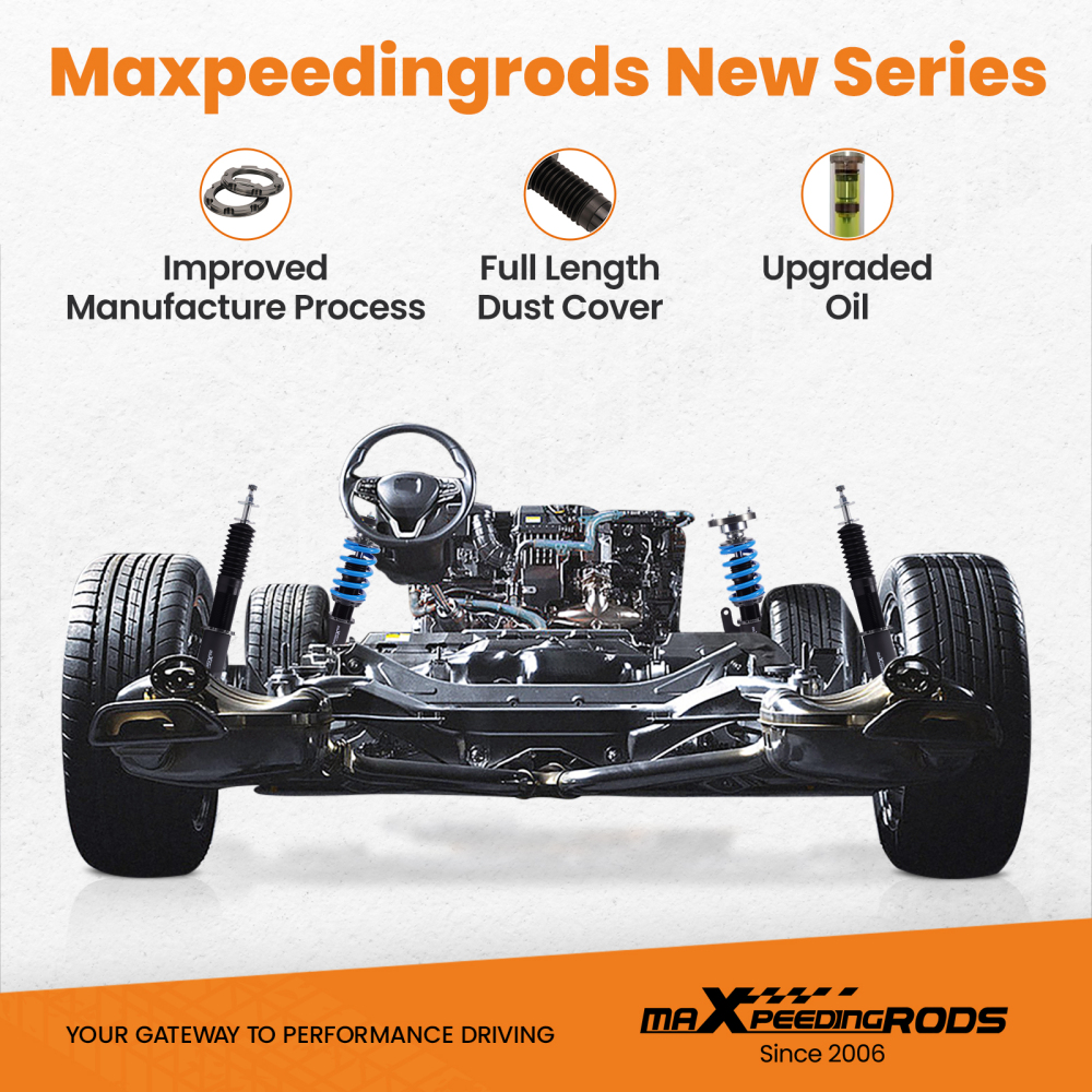 MaXpeedingrods T6 Coilovers Lowering Coils for BMW 3-Series E90 xDrive AWD 06-11 Lowering Kit