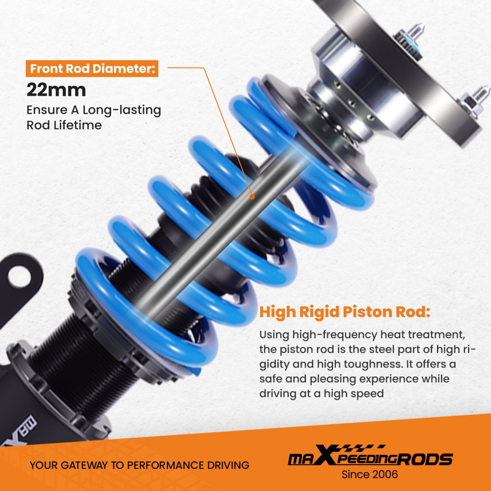 MaXpeedingrods T6 Coilovers Lowering Coils for BMW 3-Series E90 xDrive AWD 06-11 Lowering Kit