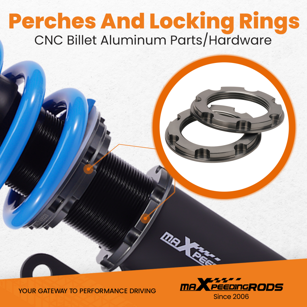 MaXpeedingrods T6 Coilovers Lowering Coils for BMW 3-Series E90 xDrive AWD 06-11 Lowering Kit