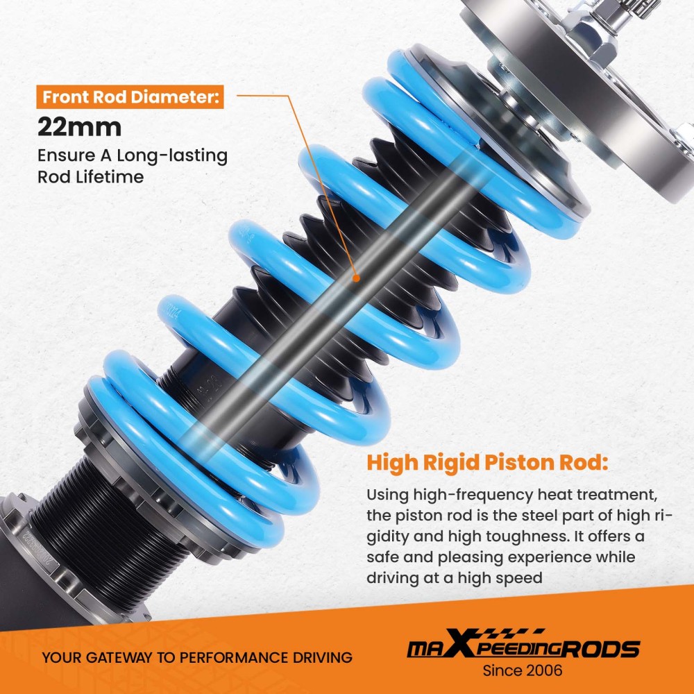 Combinés filetés / Suspensions Réglables compatible pour BMW 3 Serie E90 berline E91 E92 E93