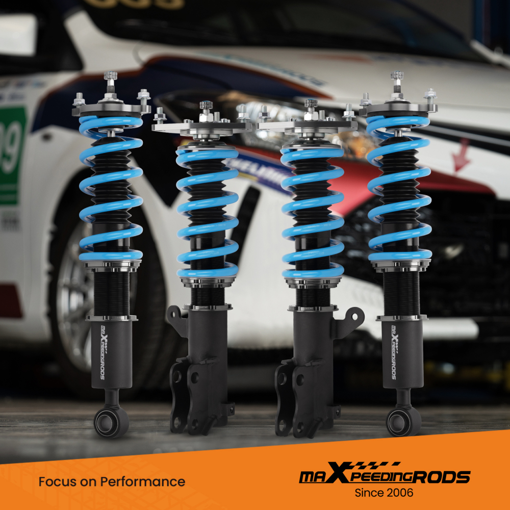 MaXpeedingrods 24-Level Adjustable Coilover Kit compatible for Mitsubishi Eclipse 2000-2005 lowering kit
