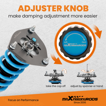 Compatible for Mitsubishi Eclipse 06-12 MaXpeedingrods Racing Coilovers Suspension Lowering Kit