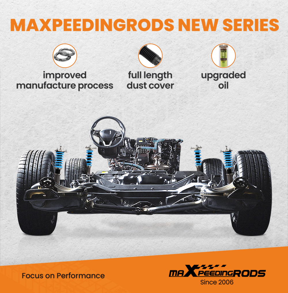 Compatible for Mitsubishi Eclipse 06-12 MaXpeedingrods Racing Coilovers Suspension Lowering Kit