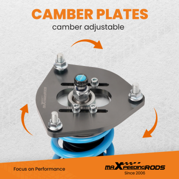 24 Ways Adjustable Damper Force Coilovers compatible for Mitsubishi Eclipse IV Galant DJ Lowering Kit