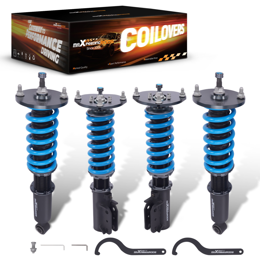 MaXpeedingrods T6 Coilovers 24 Way Suspension compatible for Mitsubishi Eclipse AWD 90-94