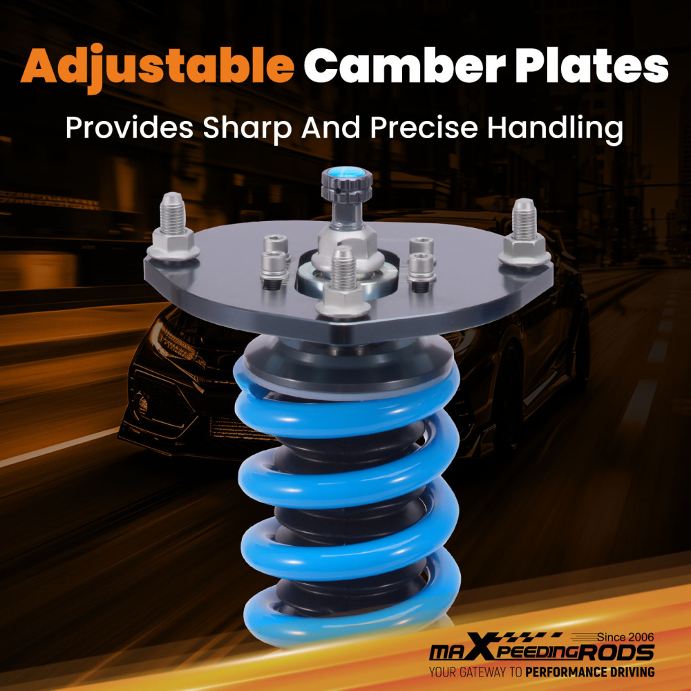 MaXpeedingrods T6 Coilovers 24 Way Suspension compatible for Mitsubishi Eclipse AWD 90-94