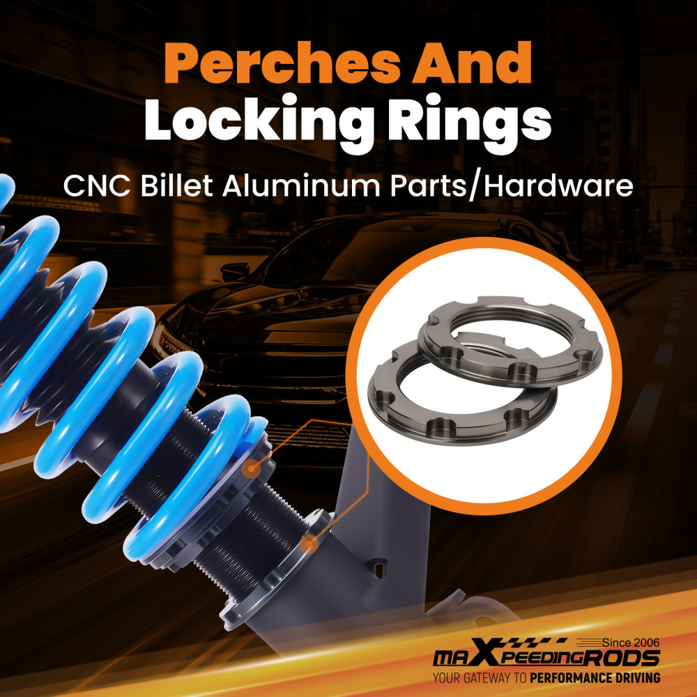 MaXpeedingrods 24 Way Damper Coilover Suspension Kit compatible for Honda Element 2003-2011