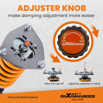 Compatible for Mitsubishi Lancer EVO 7 8 9 2002-07 MaXpeedingrods COT6 Coilovers Suspension Lowering Kit