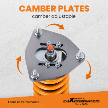 Compatible for Mitsubishi Lancer EVO 7 8 9 2002-07 MaXpeedingrods COT6 Coilovers Suspension Lowering Kit