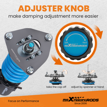 Compatible for Mitsubishi Lancer EVO 7 8 9 2001-2007 MaXpeedingrods COT6 Coilovers Shocks lowering kit