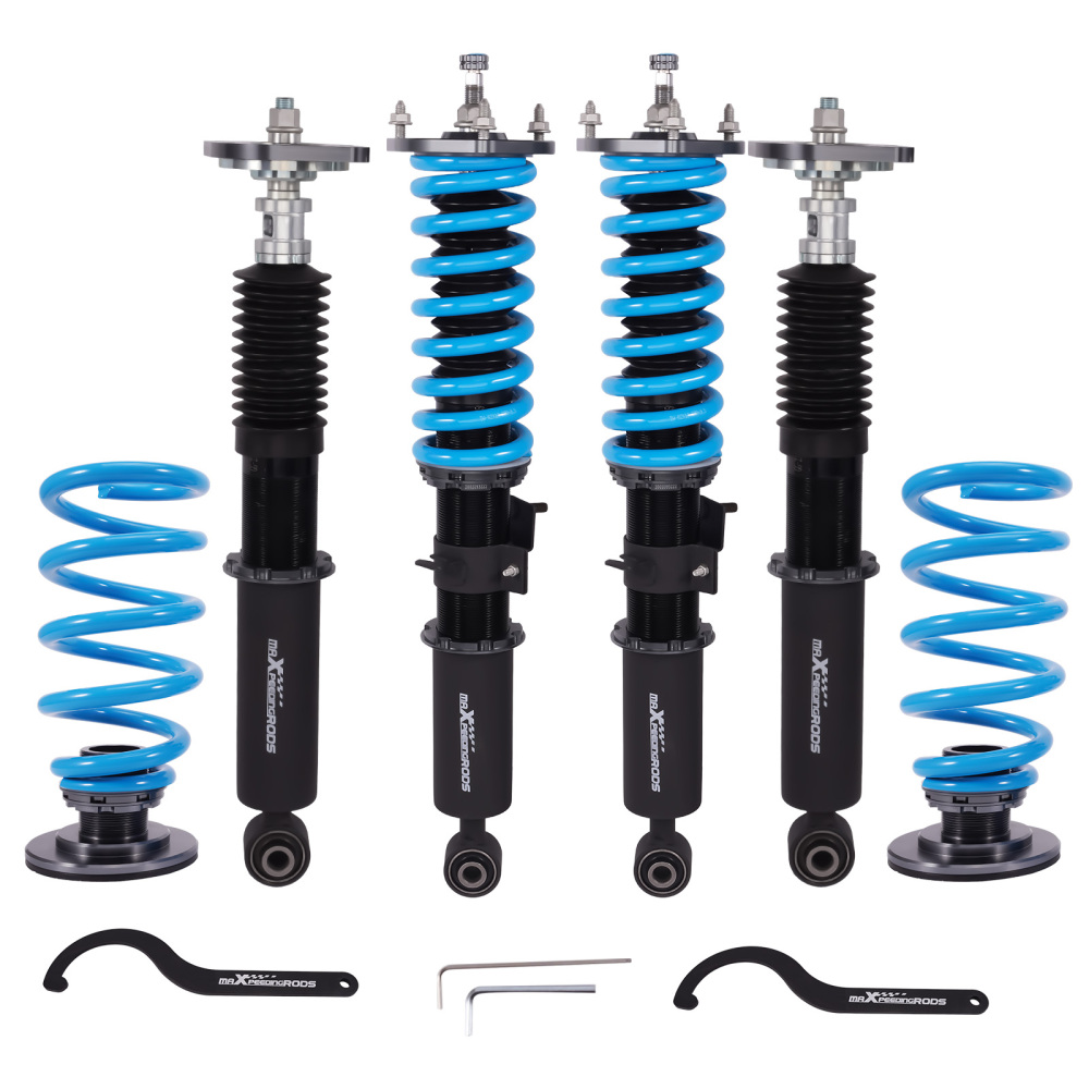 Racing Coilovers Kit 24 Way Damper Strut compatible for Infiniti EX35 EX37 RWD 2008-2013